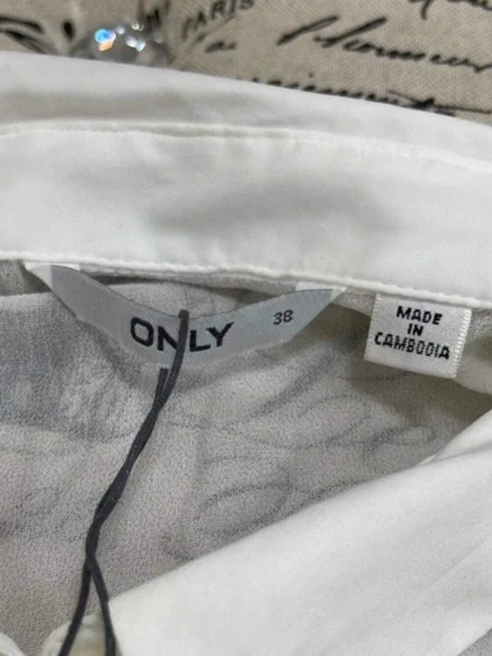 Only Women Sheer Long Sleeve Button-Up Blouse - Picture 3 of 15